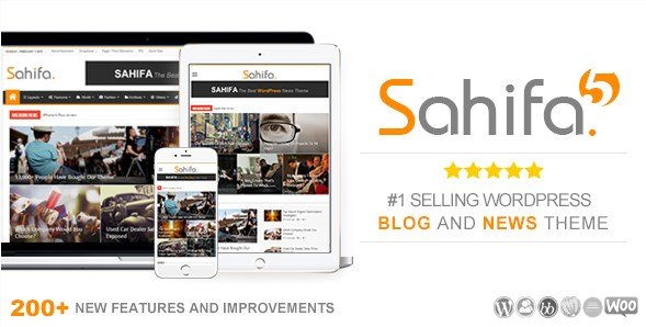 SAHIFA – RESPONSIVE WORDPRESS NEWS / MAGAZINE / NEWSPAPER THEME